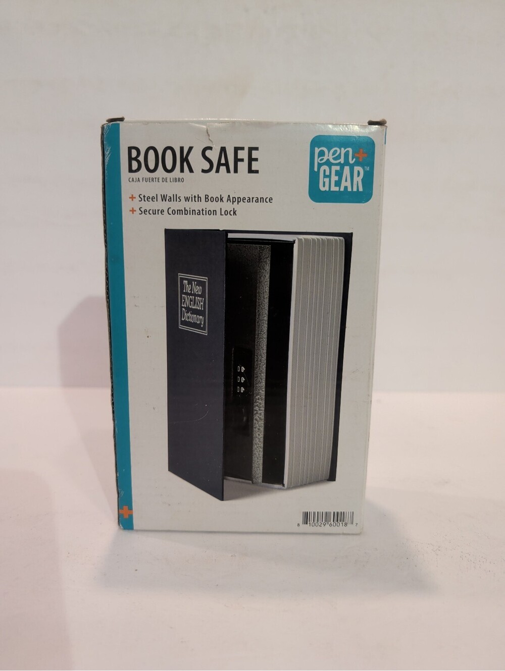Book Safe with combination Lock NIB 7x5x2